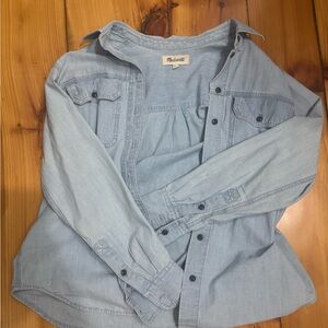 Madewell Light Denim Shirt XXS
